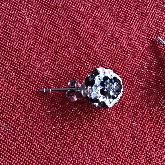 Crystal Stud Earrings - Picture 2 of 3